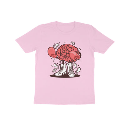 Kids' Half Sleeve Round Neck T-shirt – Brain Fight 1