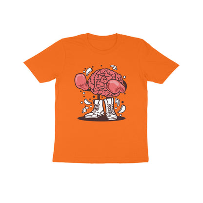 Kids' Half Sleeve Round Neck T-shirt – Brain Fight 1