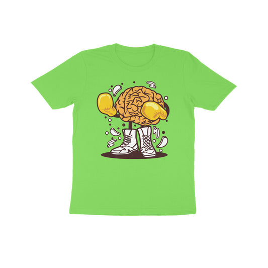 Kids' Half Sleeve Round Neck T-shirt – Brain Fight 2